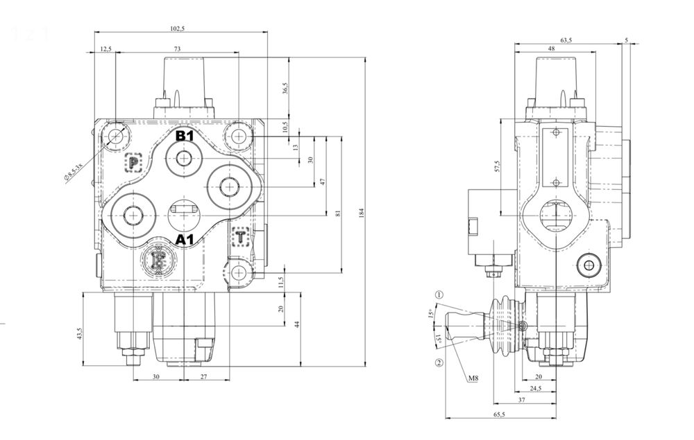 Rodzielacz podnoszenia do Optimas H88 H99 S19