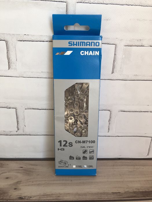 Нові ланцюги Shimano SLX CN-M7100, Deore XT CN-M8100, CN-HG701,