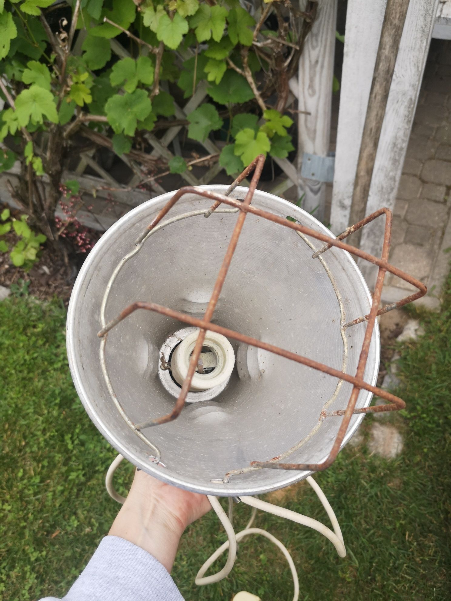 Stara lampa loftowa PRL