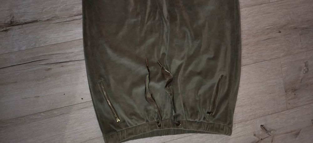 Spodnie welurowe damskie xl