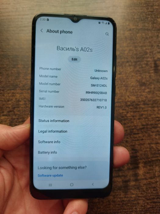 Samsung Galaxy A02s