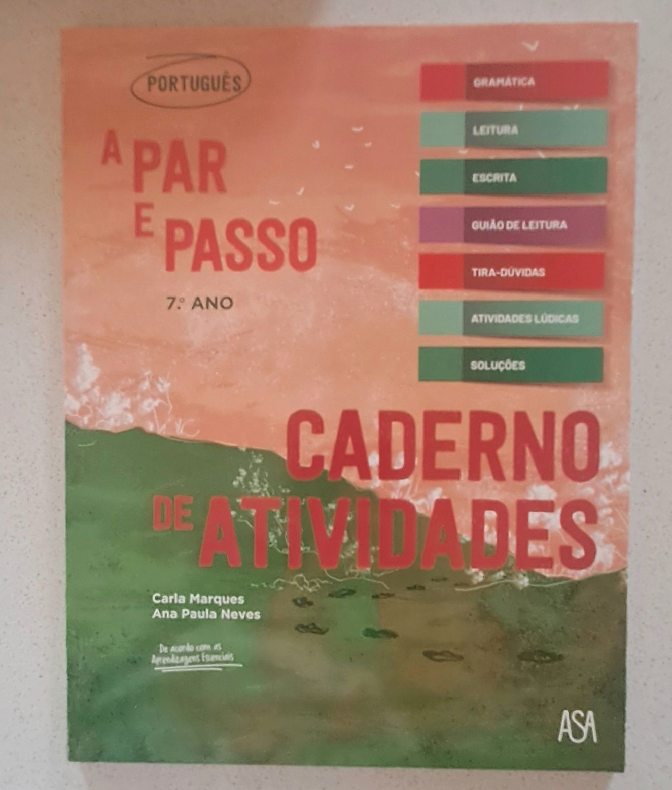A Par e Passo, caderno actividades Português  7⁰Ano