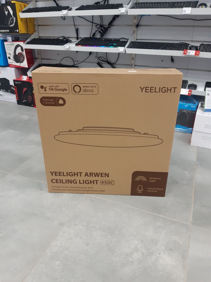 Світильники  на  потолок. Yeelight Arwen ceiling Light 450c-550c. Нові