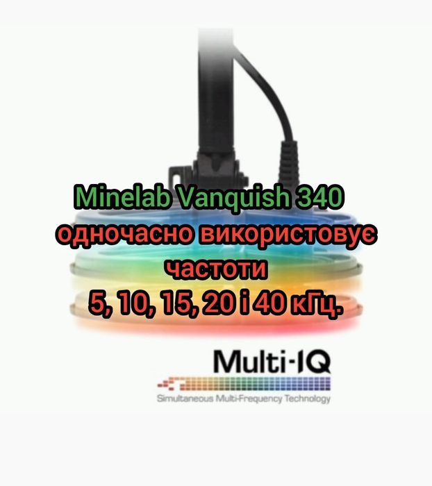 Minelab Vanquish 340  металошукач металлоискатель металлодетектор