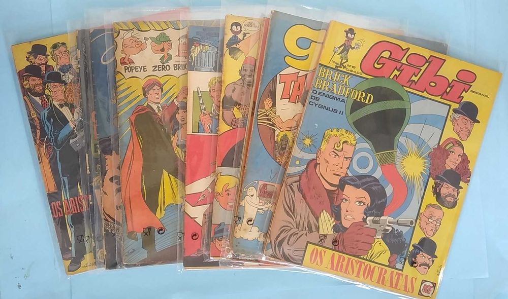 Coleção "GIBI SEMANAL" - Editora RGE formato gigante 34 revistas