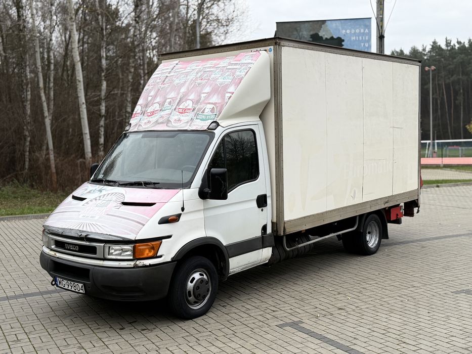 Iveco Daily 35c11 2.8 6 biegów_BLIŹNIAK_DMC 3500kg_Winda_Kontener