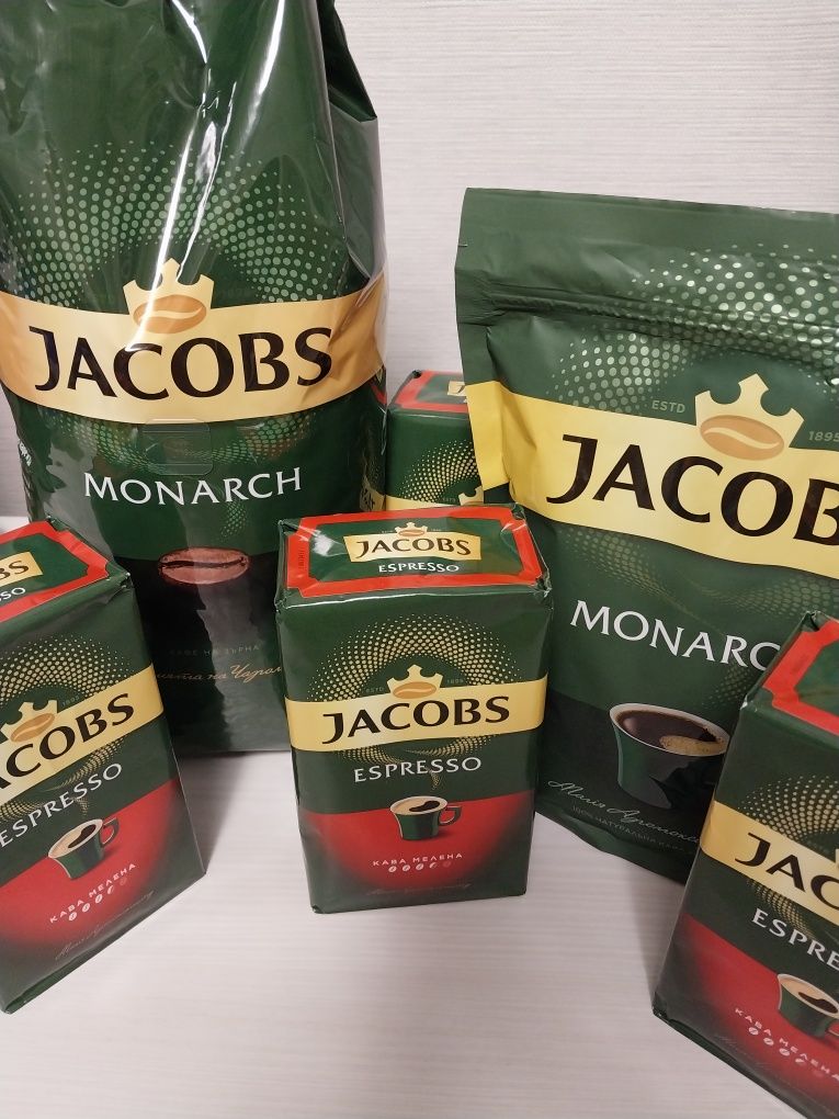 Кава в зернах Jacobs Monarch 1 кг