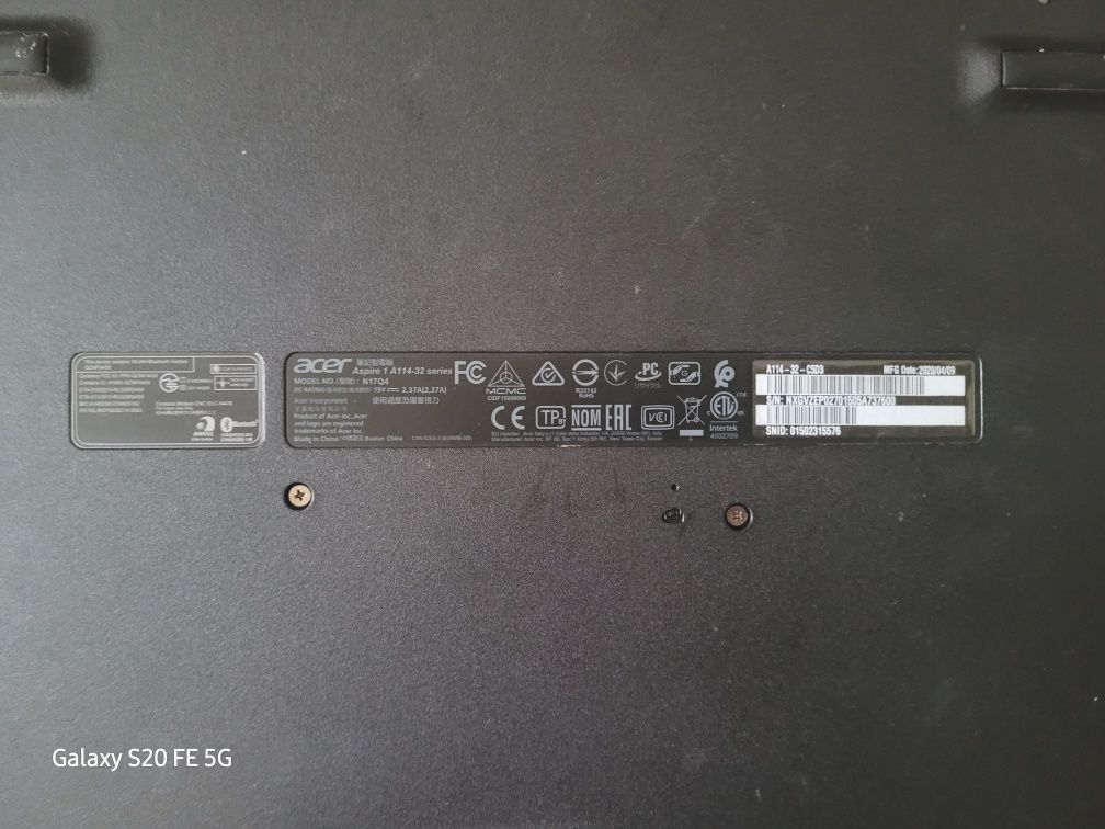 Laptop Acer aspire 1 A114-32