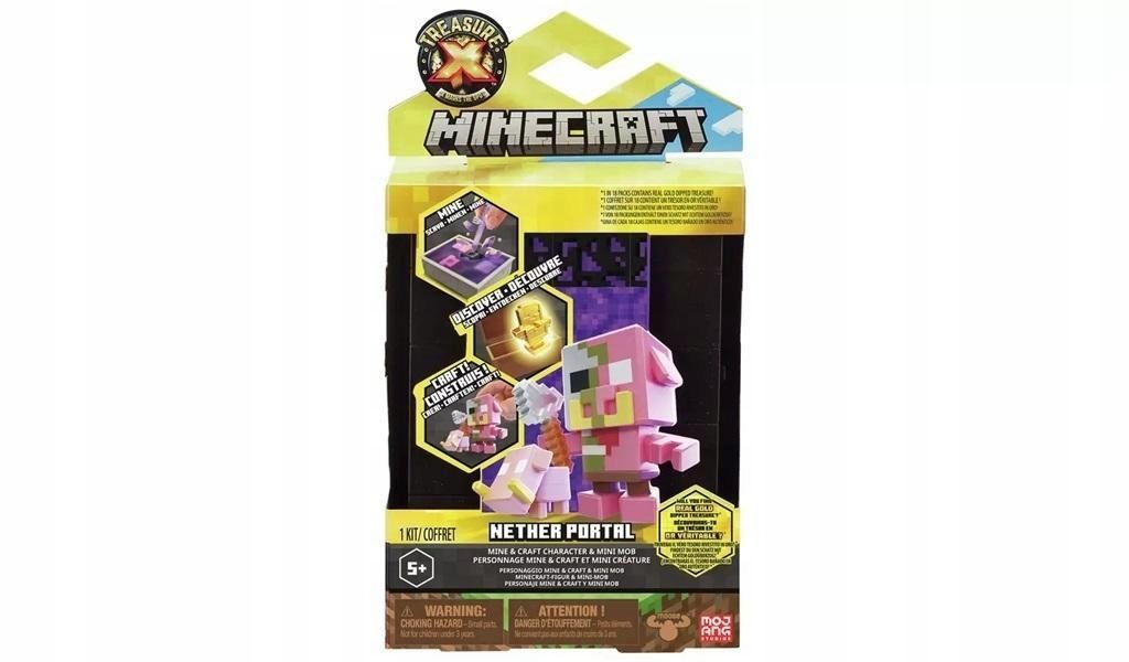 Figurka Minecraft Treasure X Portal Nether, Cobi