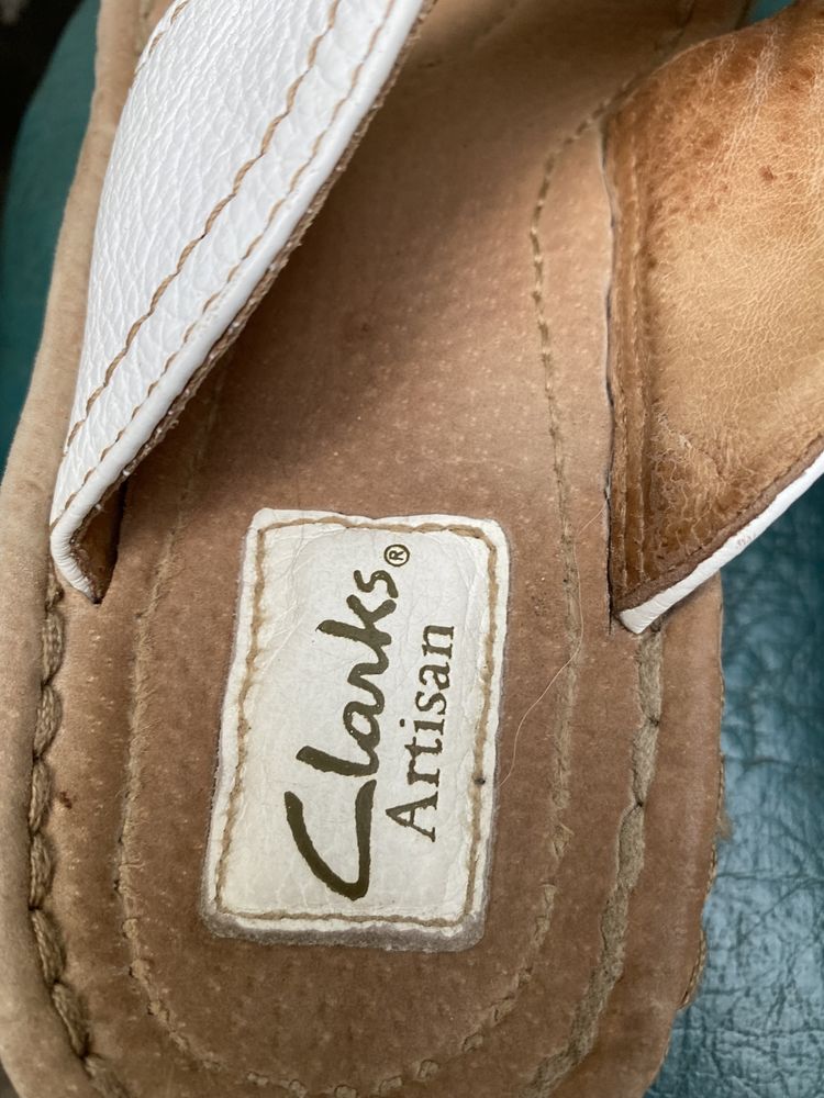 Втетнамки Clarks кожа