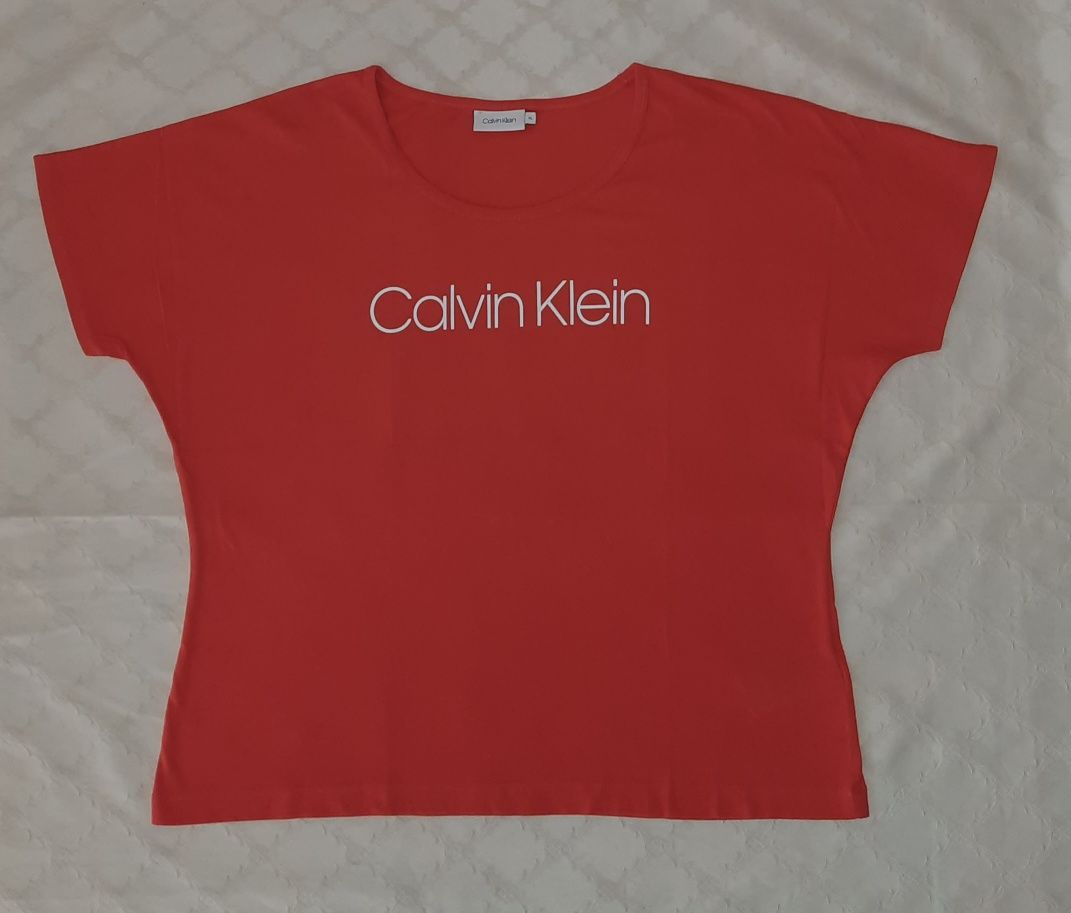 Фирменная футболка овер Calvin Klein Оригинал