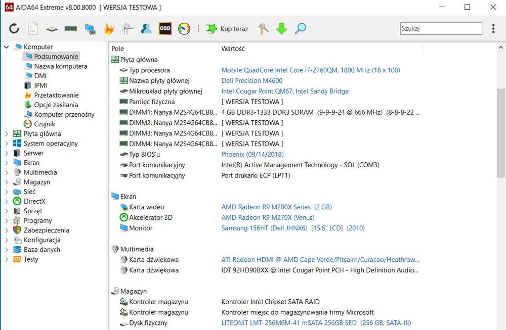 Dell Precision M4600