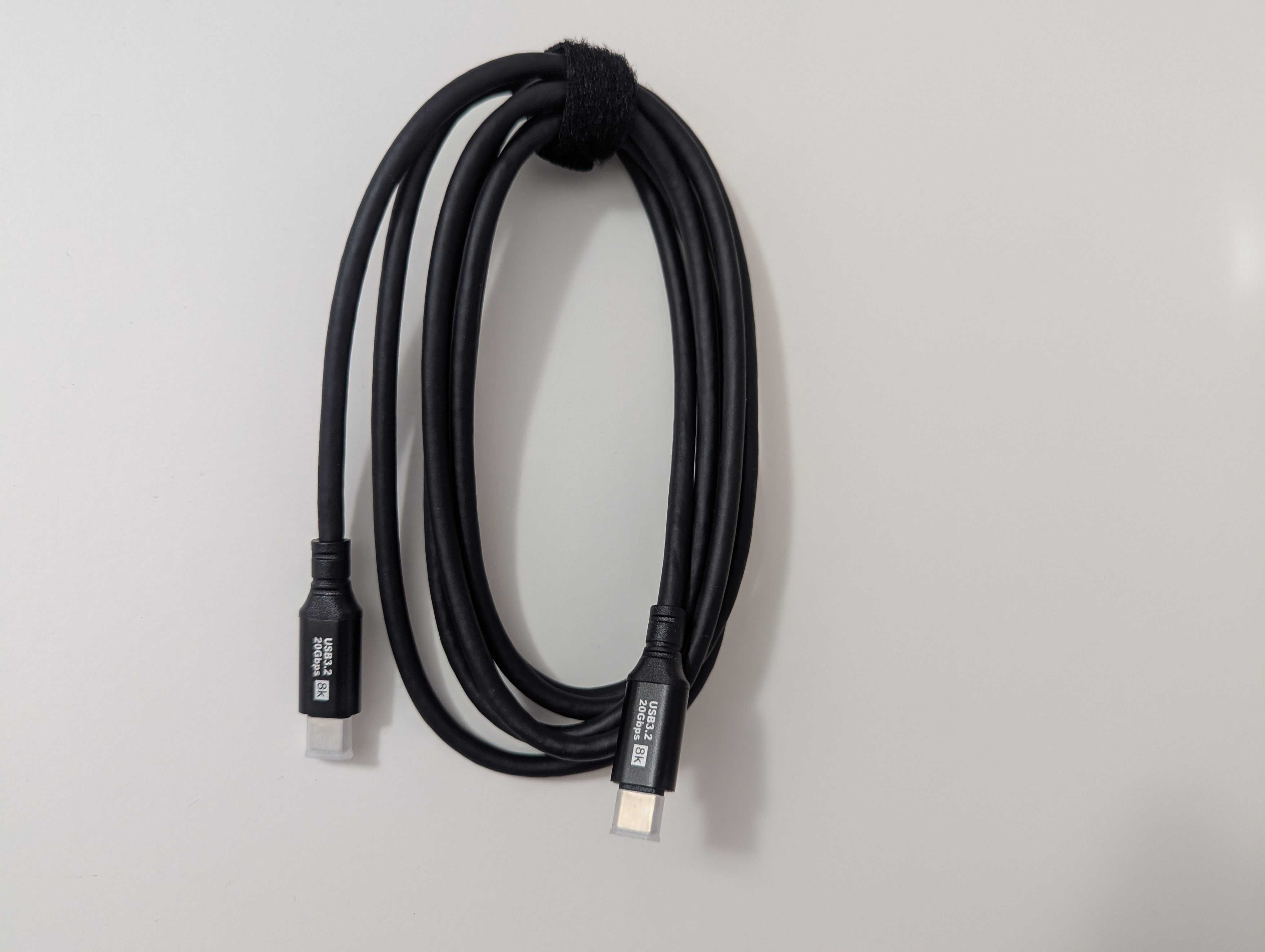 Kabel USB-C 3.2 8K 60Hz 4K 120Hz 2m XREAL AR VR Thunderbolt 3 20Gbps