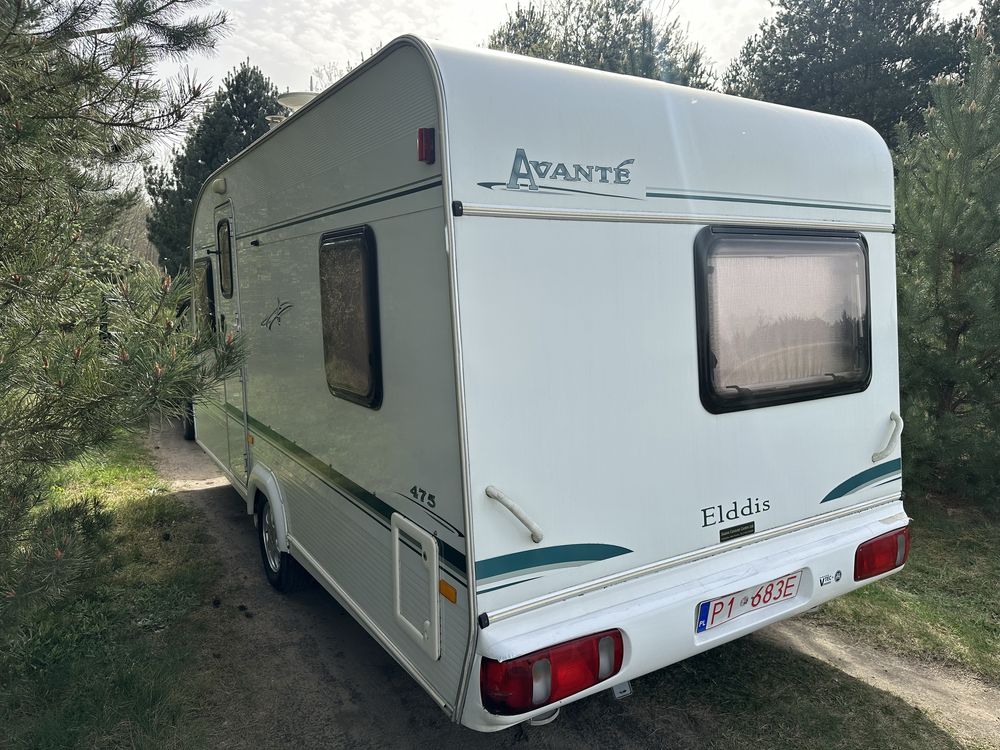 Kemping Elddis  5 osobowy super stan 2003 rok DMC 1100 kg przedsionek