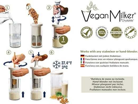 Vegan Milker / Wyciskanie soku z nasion, orzechów, zbóż i ziół