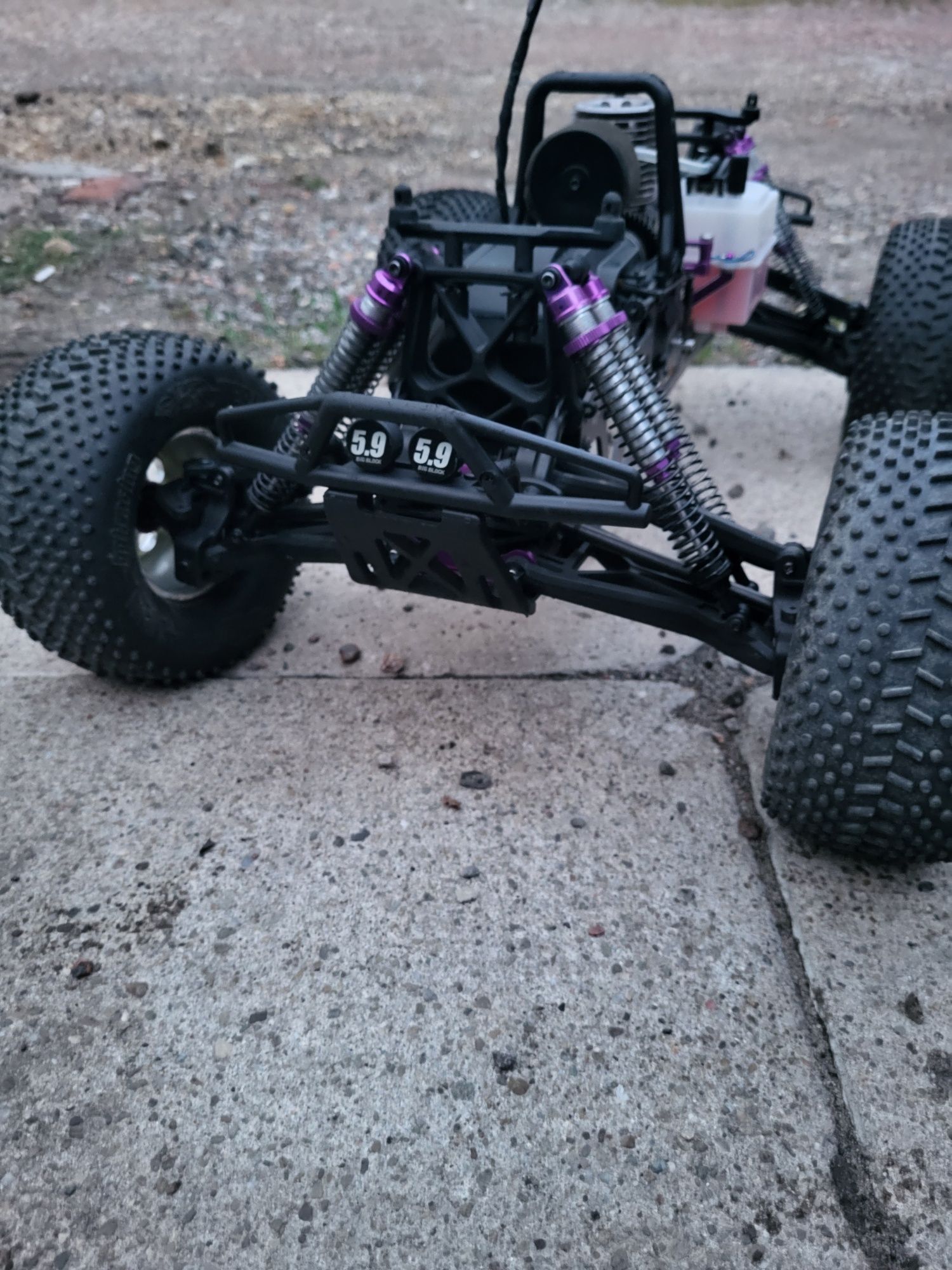 Model RC spalinowy HPI Savage XL 5.9 doinwestowany, b.d stan, zestaw !