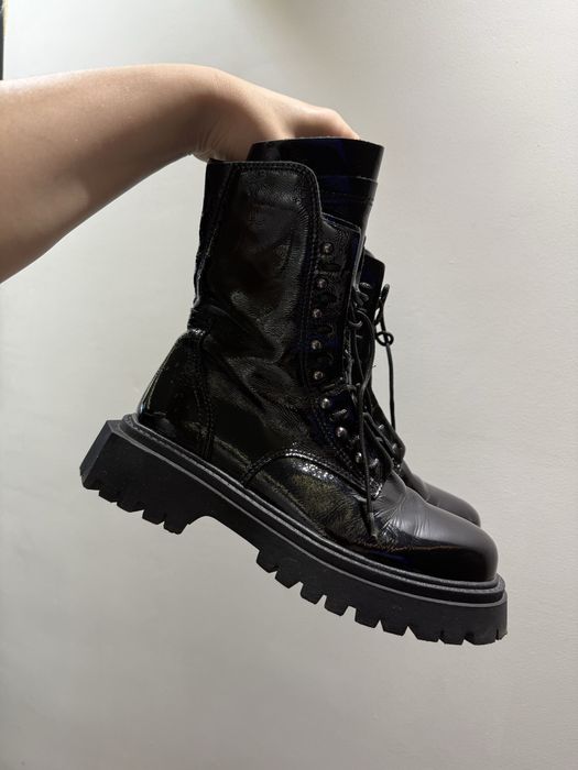 Сапоги кожанные