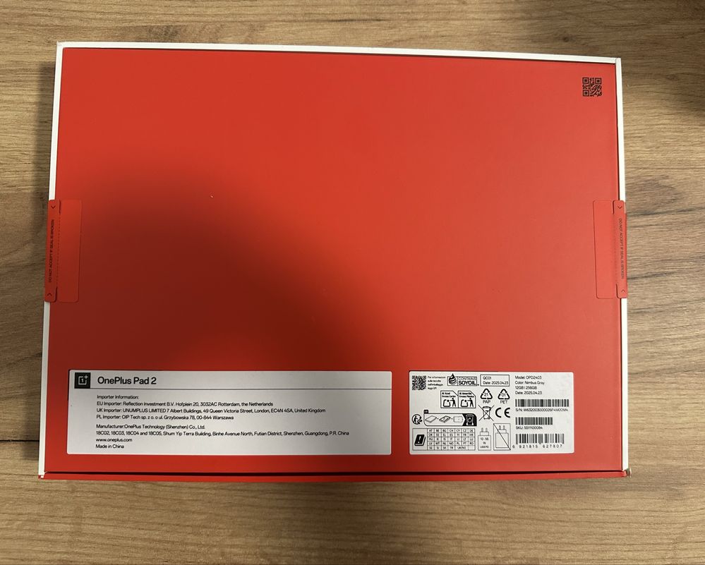 Планшет OnePlus Pad 2 12/256GB Nimbus Gray