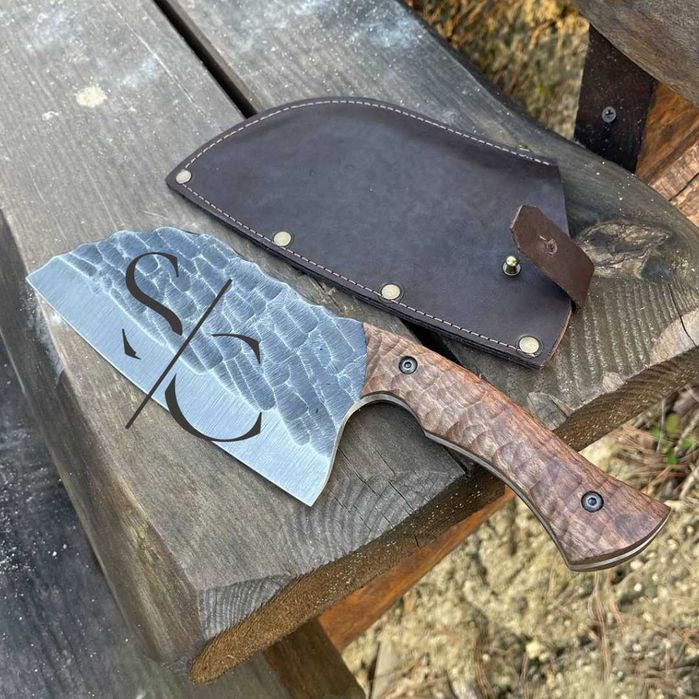 Кухоний ніж «Серб», кухонный топор, топорик для костей, сербский нож