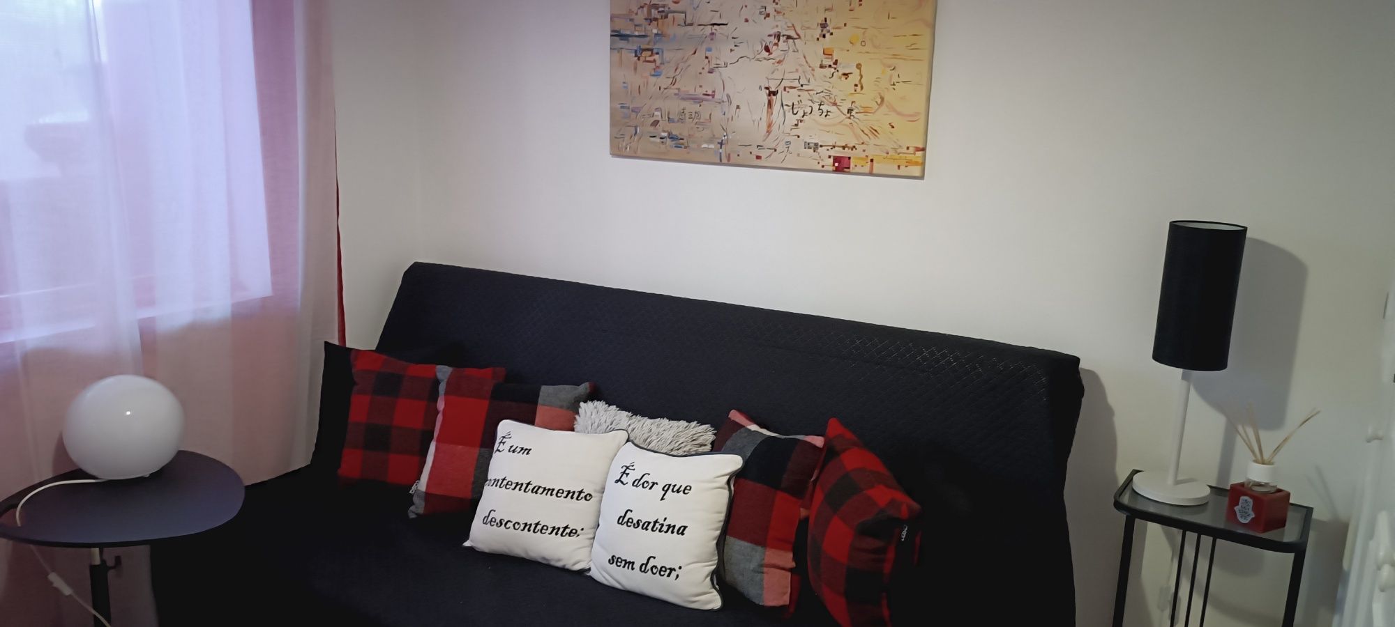 Sofá cama XL com colchão Confortável