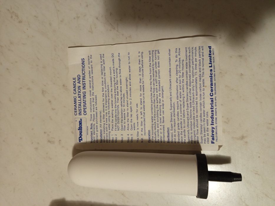 Картридж, фильтр British Berkefeld