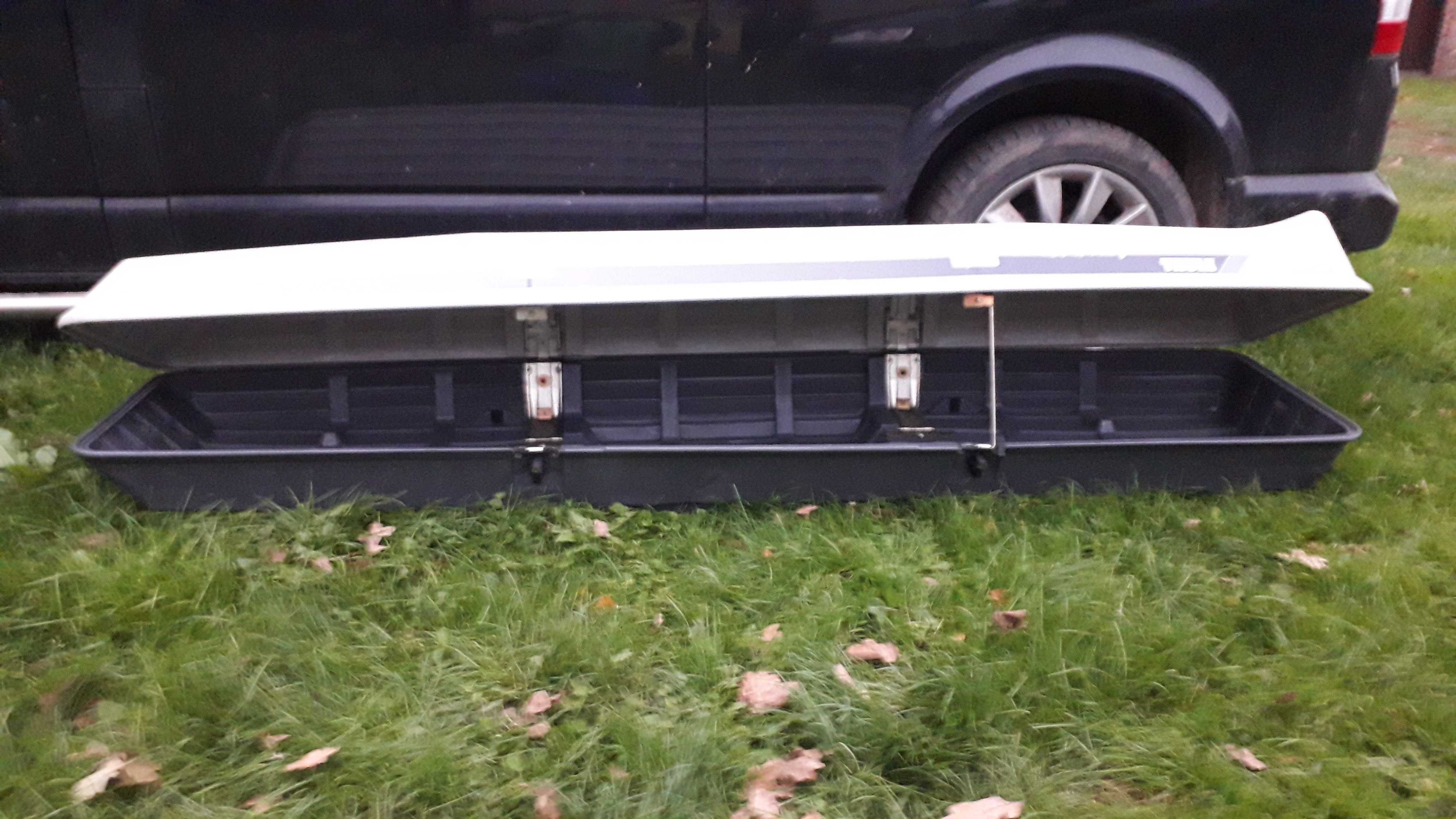 Box bagażnik dachowy samochodowy  Thule + belki, kluczyk