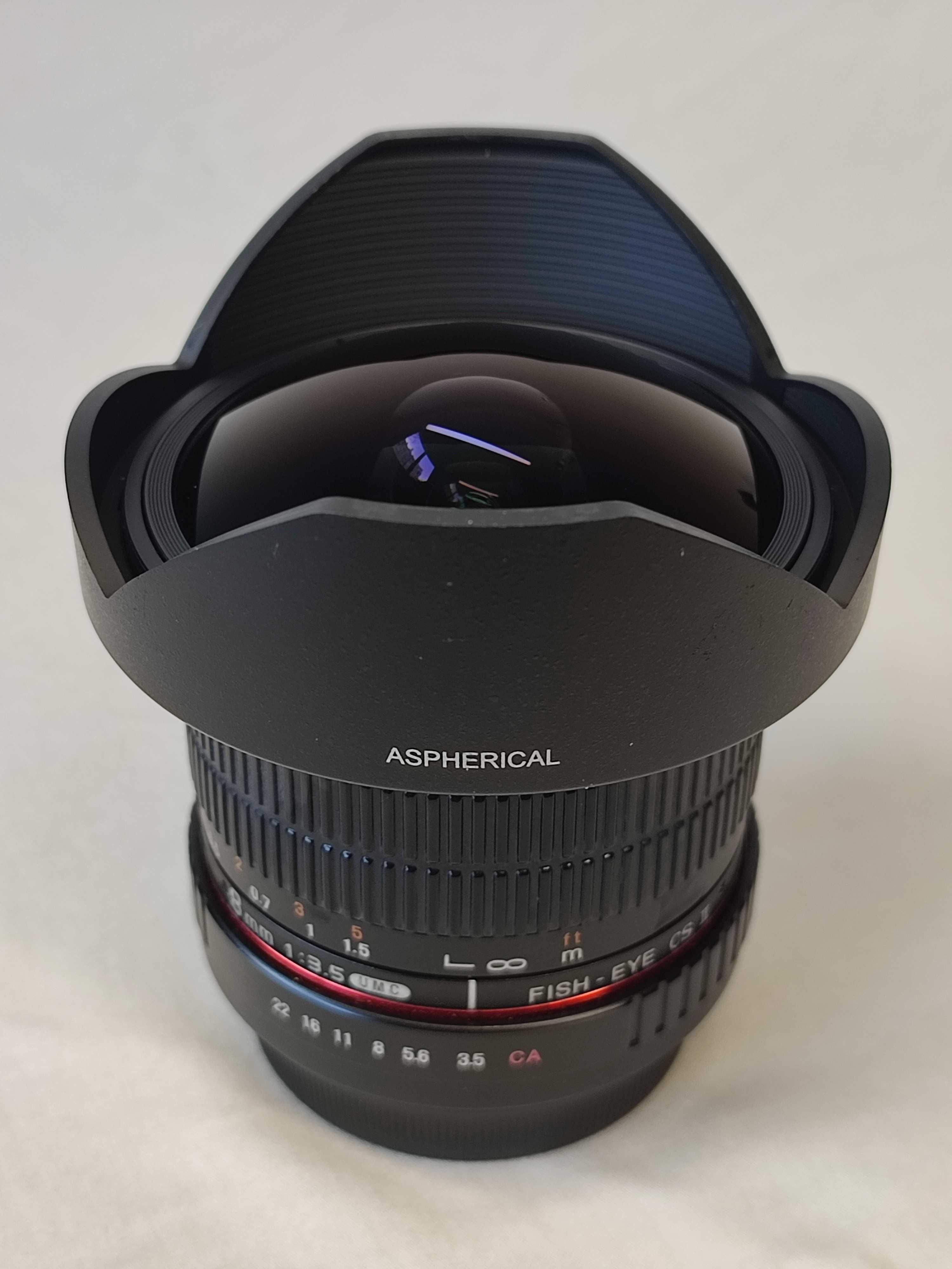 Samyang 8mm F3.5 UMC Fish-Eye CS II - EF CANON