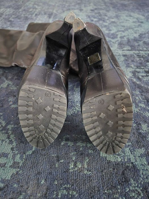 Kozaki damskie na wysokiej platformie PRIMA MODA r. 39