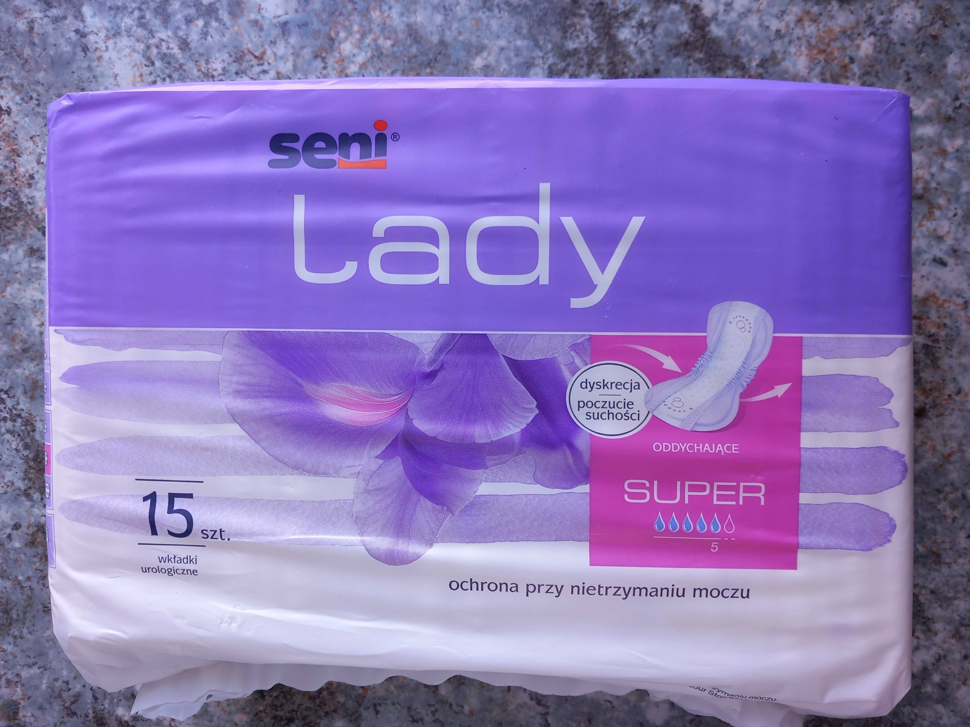 Wkładki seni lady super, 5 paczek
