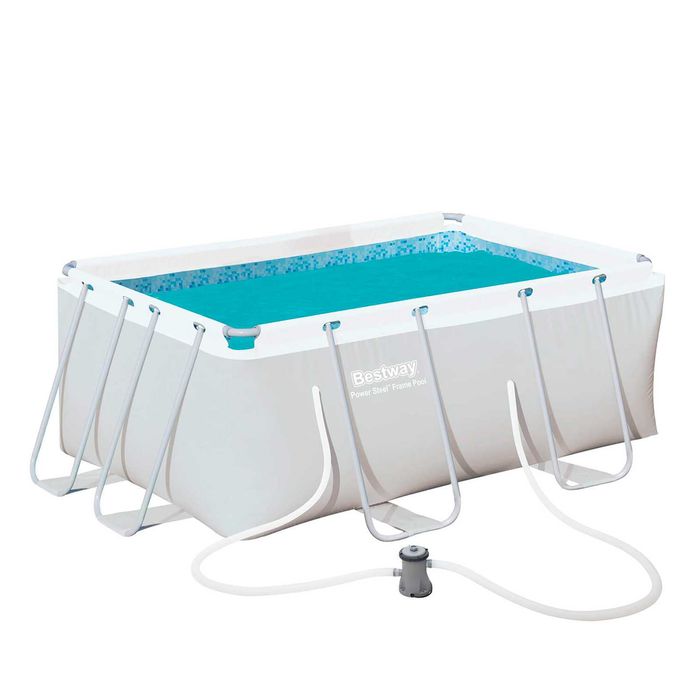 Piscina Rectangular Bestway Power Steel 287x201x100 CM