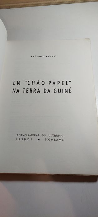 Em Chão Papel na Terra da Guiné - Amândio César (1967)