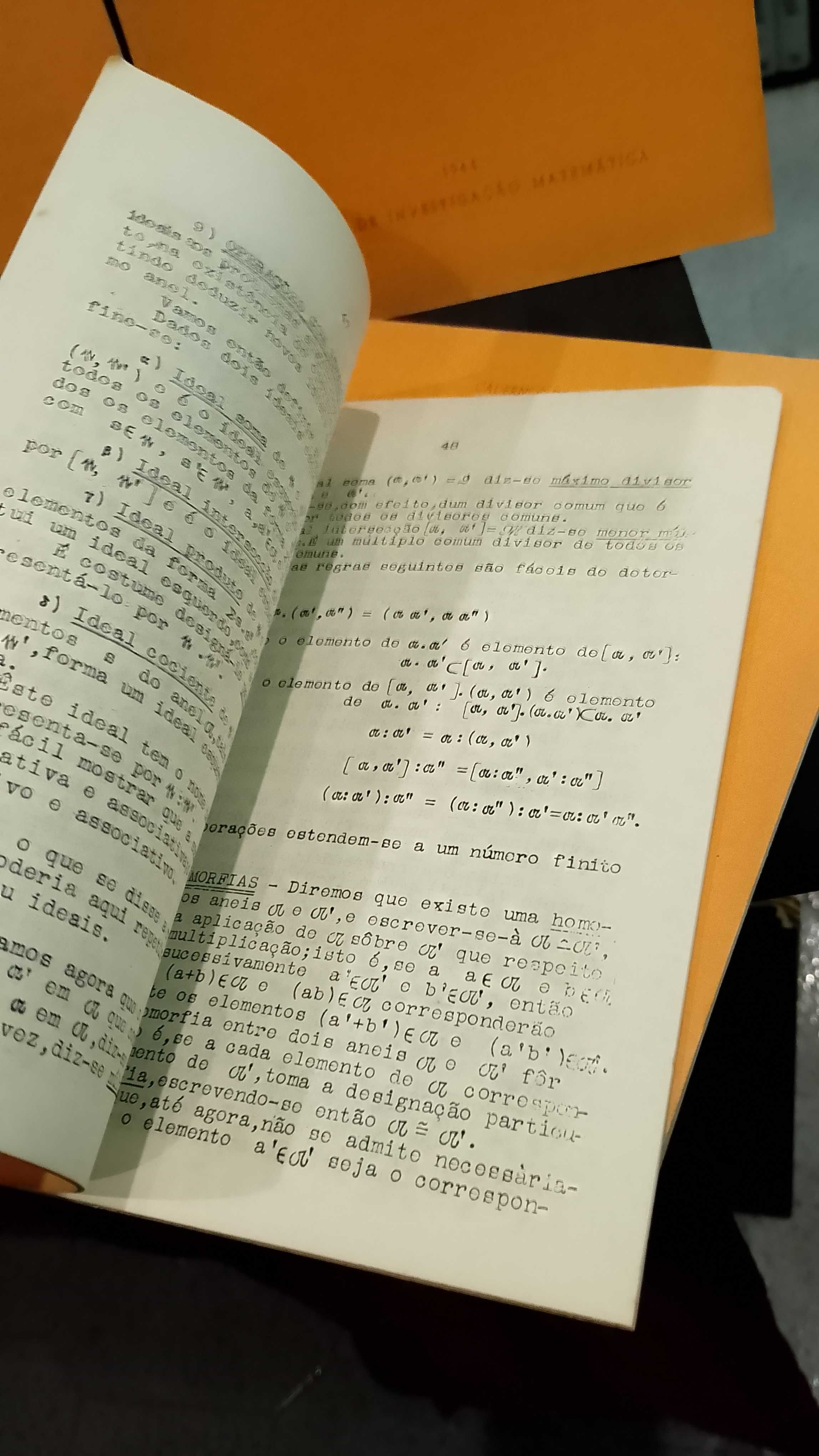 Álgebra Moderna 1944 José Morgado e A. Almeida Costa