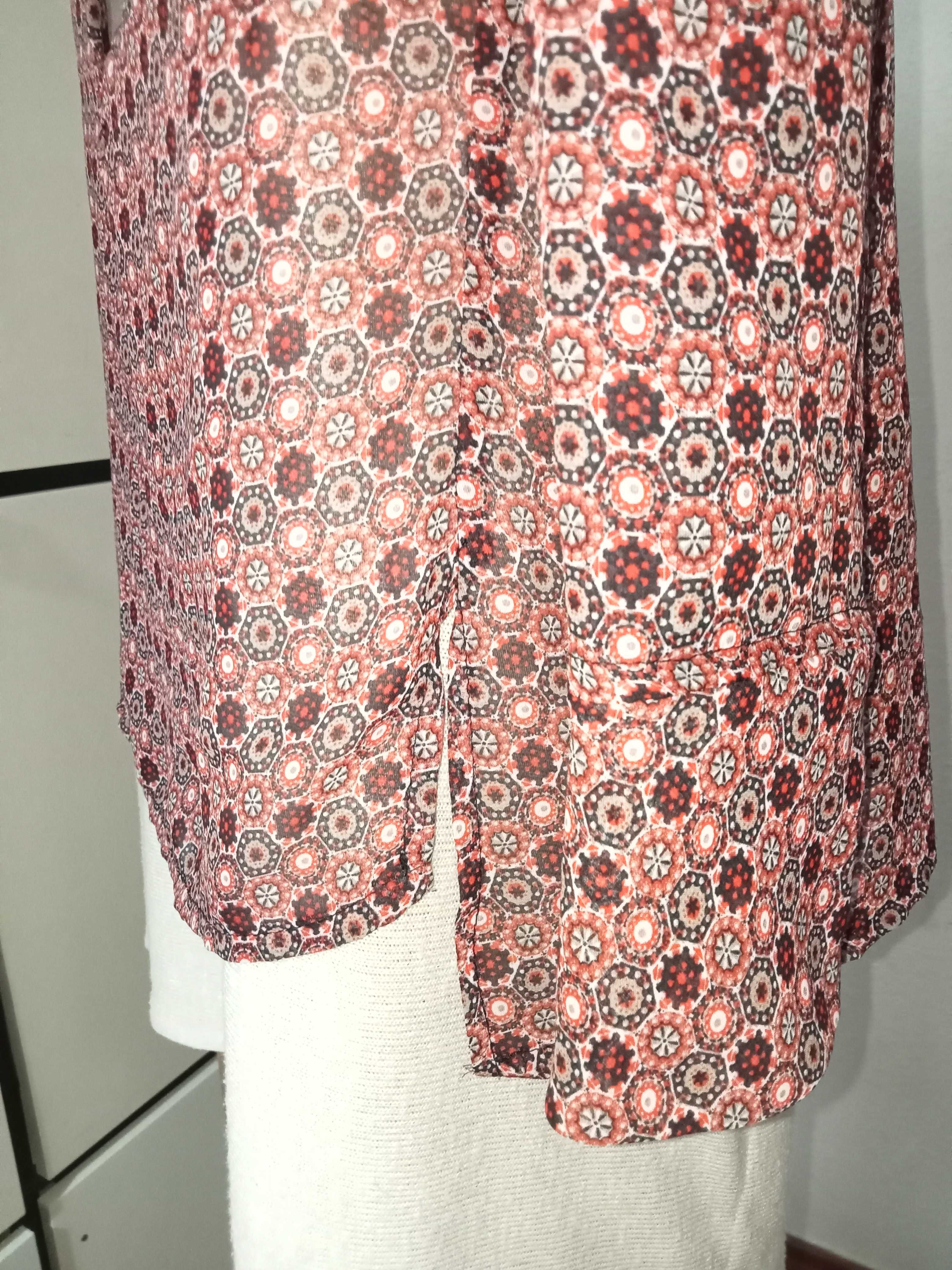 Camisa NOVA padrão hexagonal