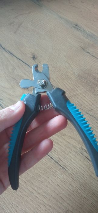 Nożyczki do pazurów z blokadą, zabezpieczeniem kot pies