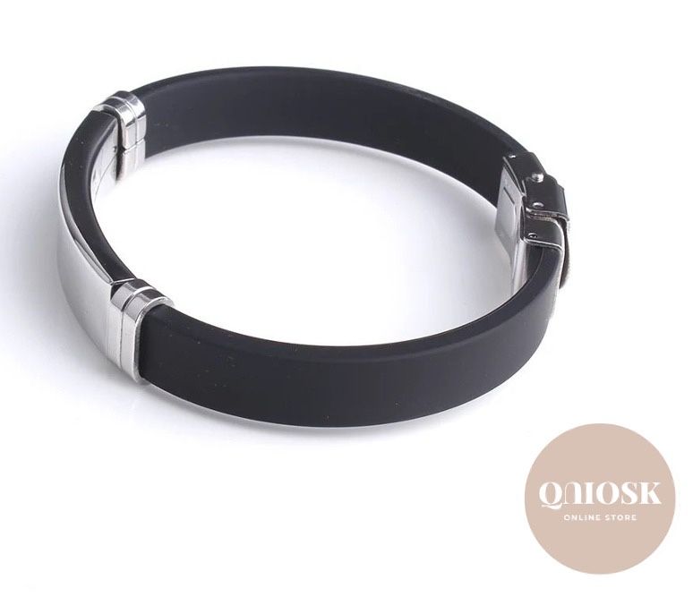 Pulseira em Silicone para Homem