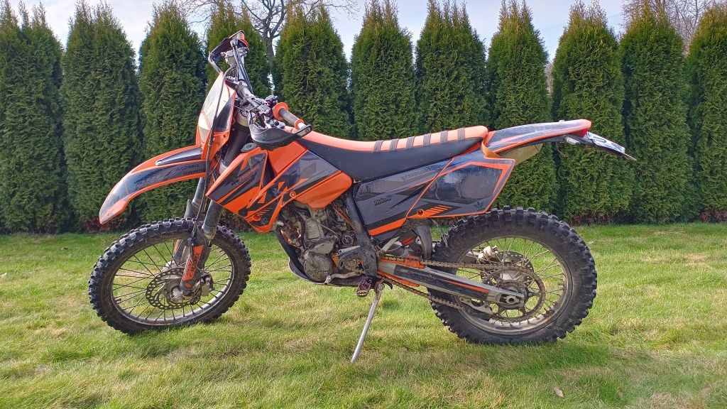 KTM excf250 zarejestrowany