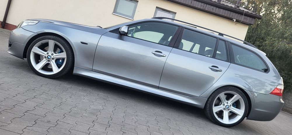 BMW E61 M-PAKIET, Head UP, Keyless Go, El. Klapa