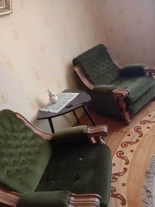 Мягкая мебель диван и два кресла