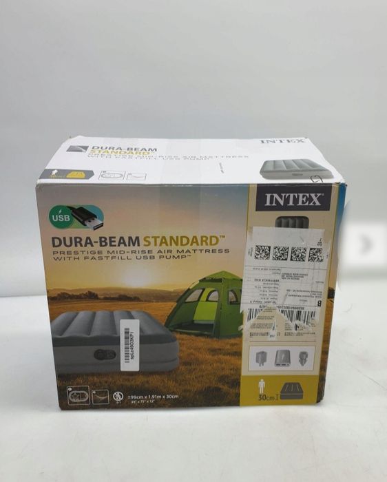 Надувне ліжко матрац INTEX air bed plus standard