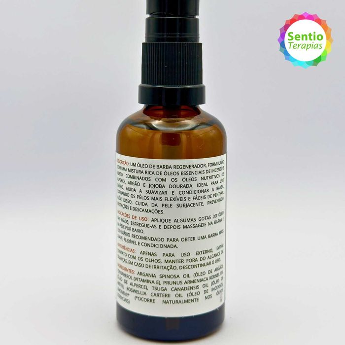 Óleo Natural para Barba - Regeneração