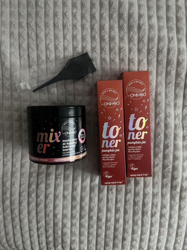 Zestaw toner only bio pumpkin pie 2sztuki plus maska mixer Only bio