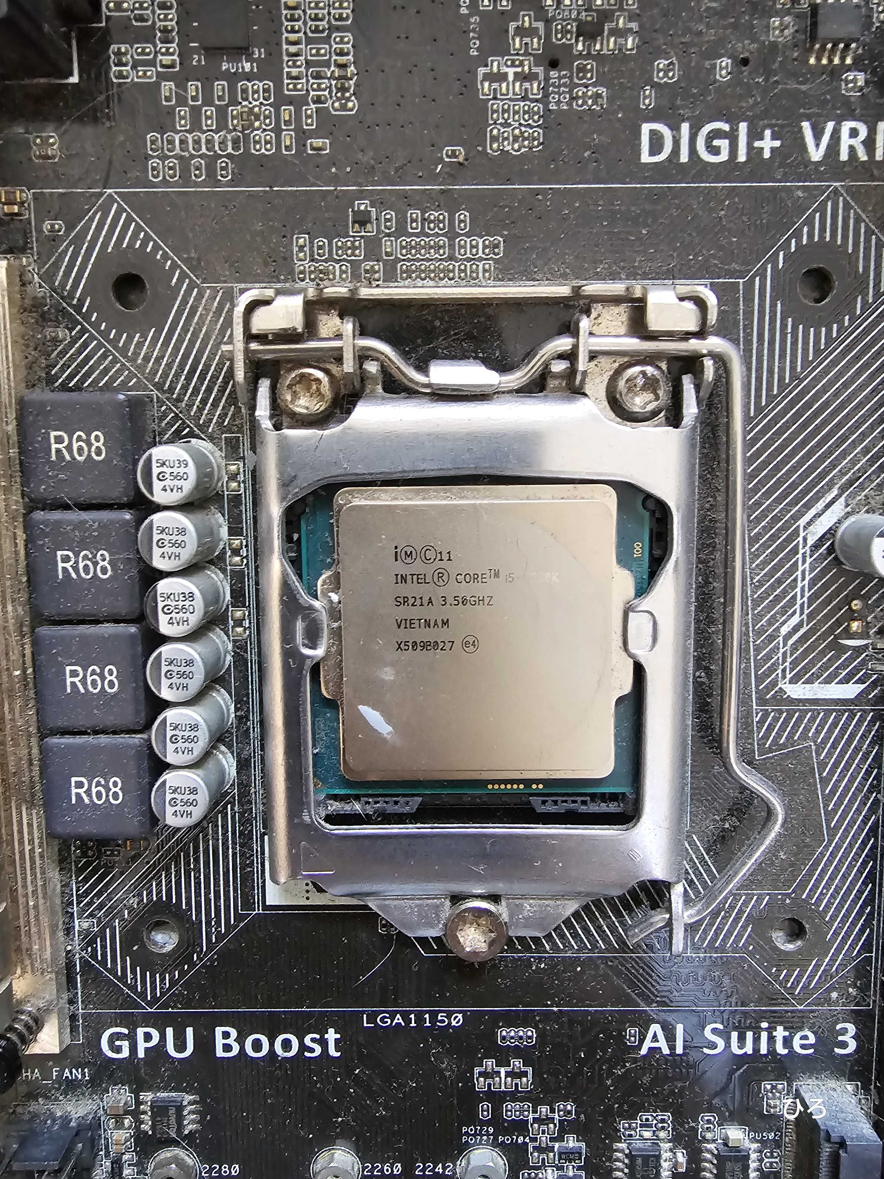 CPU + Mobo Intel core i5 4690k + Asus H97-PLUS