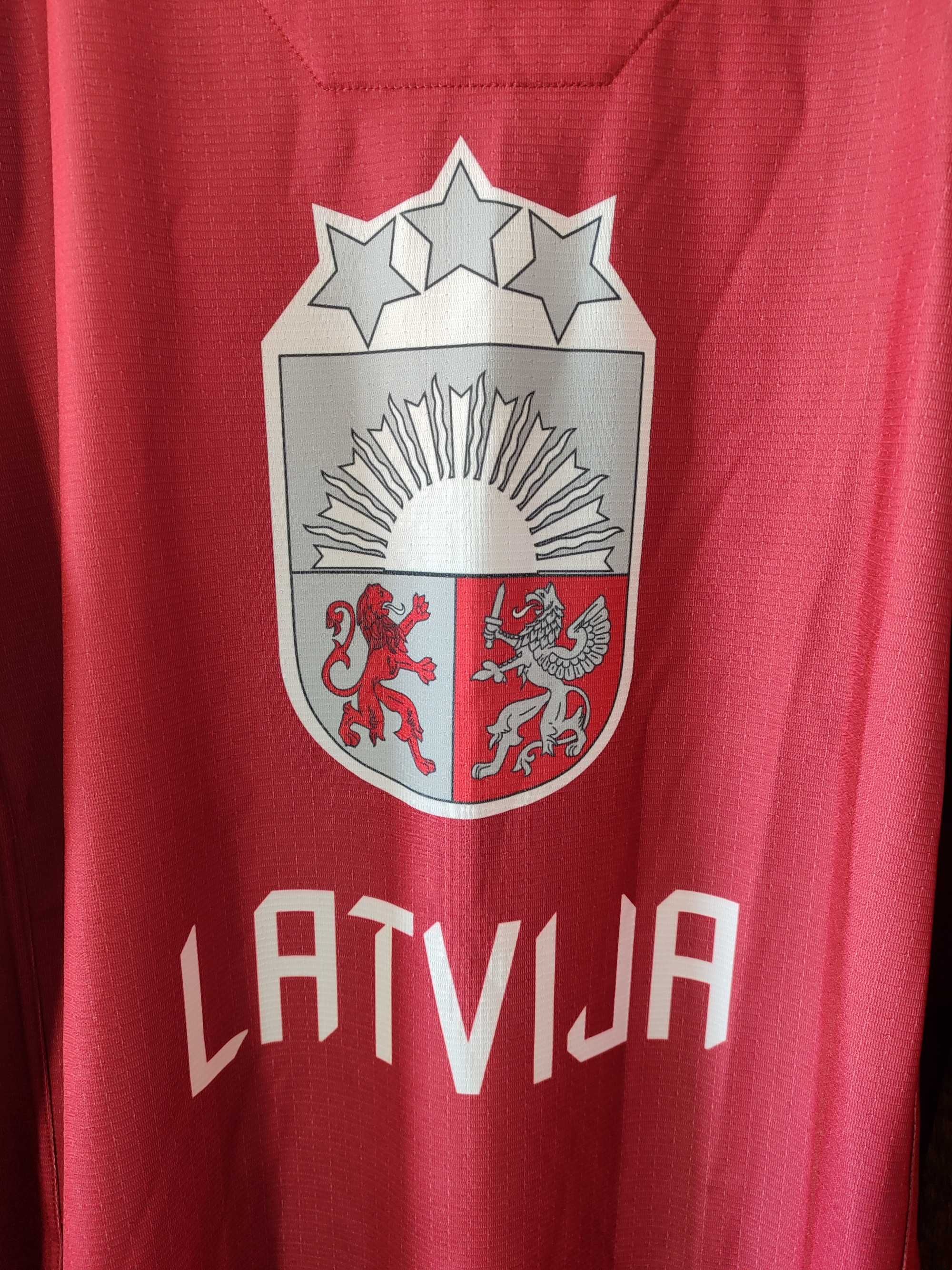 Хоккейная джерси сборная Латвия Latvia #81 размер L
