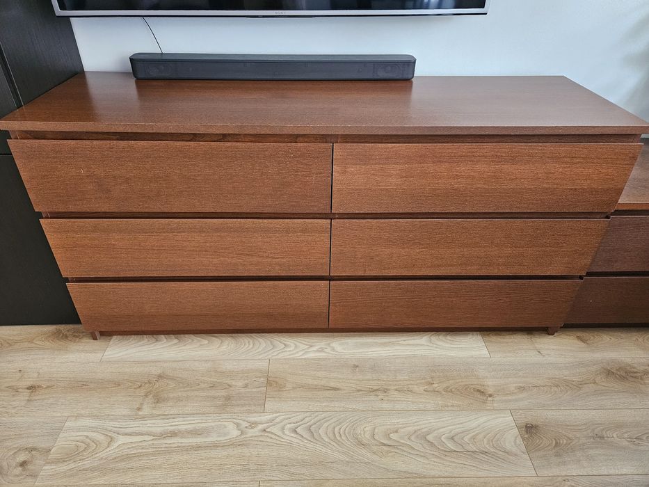 Zestaw mebli  IKEA Malm z łóżkiem