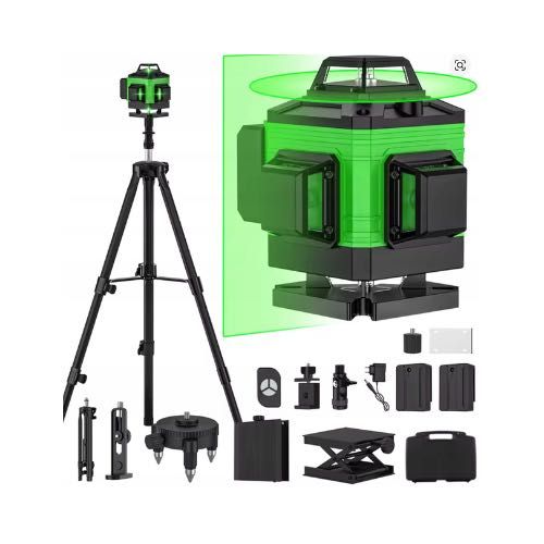 Poziomica Laserowa HILDA model 2026 16 LINII walizka STATYW 2x akt