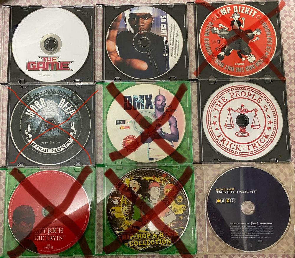 Продам Audio CD, MP3. 50 Cent, The Game, Trick Trick, Schiller.