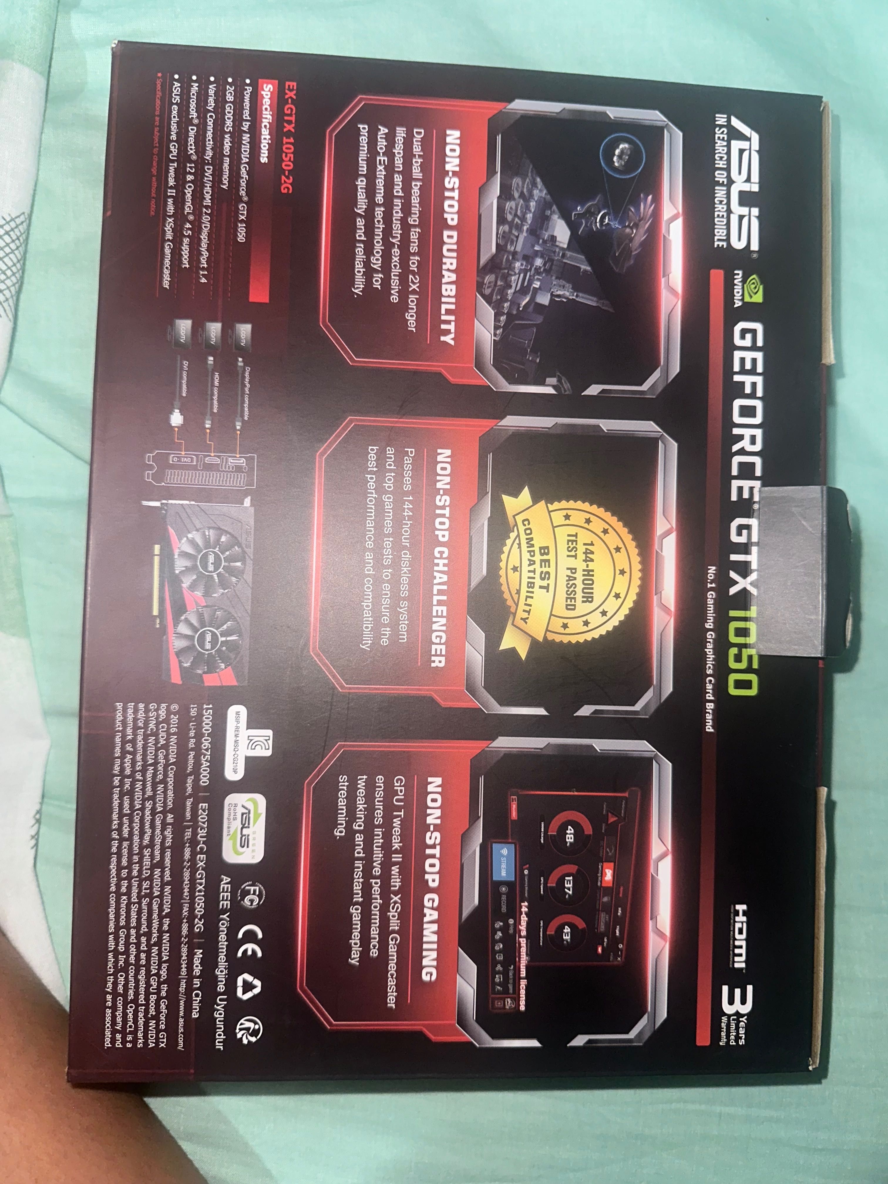 Geforce GTX 1050