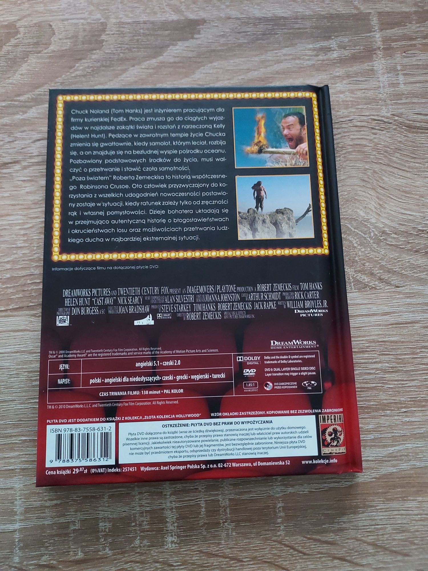 Poza Światem Tom 6- Tom Hanks- Film Dvd Polskie Napisy Unikat