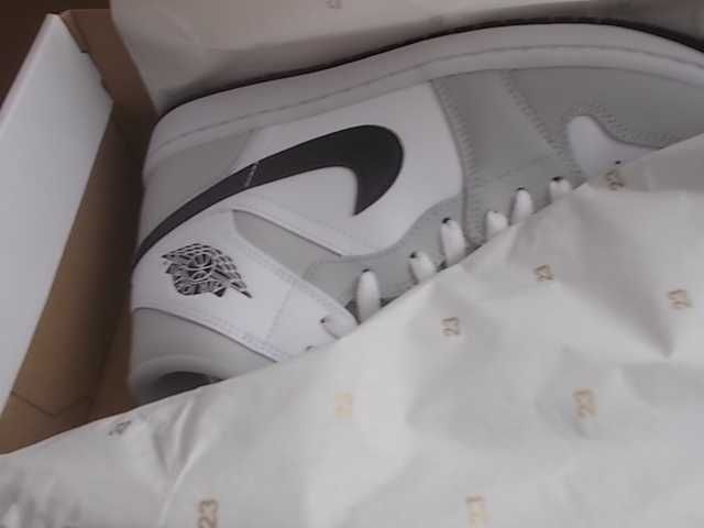 (r 40 /25,5 cm) Nike Jordan 1 Mid Light Smoke Grey Women's BQ6472,-015