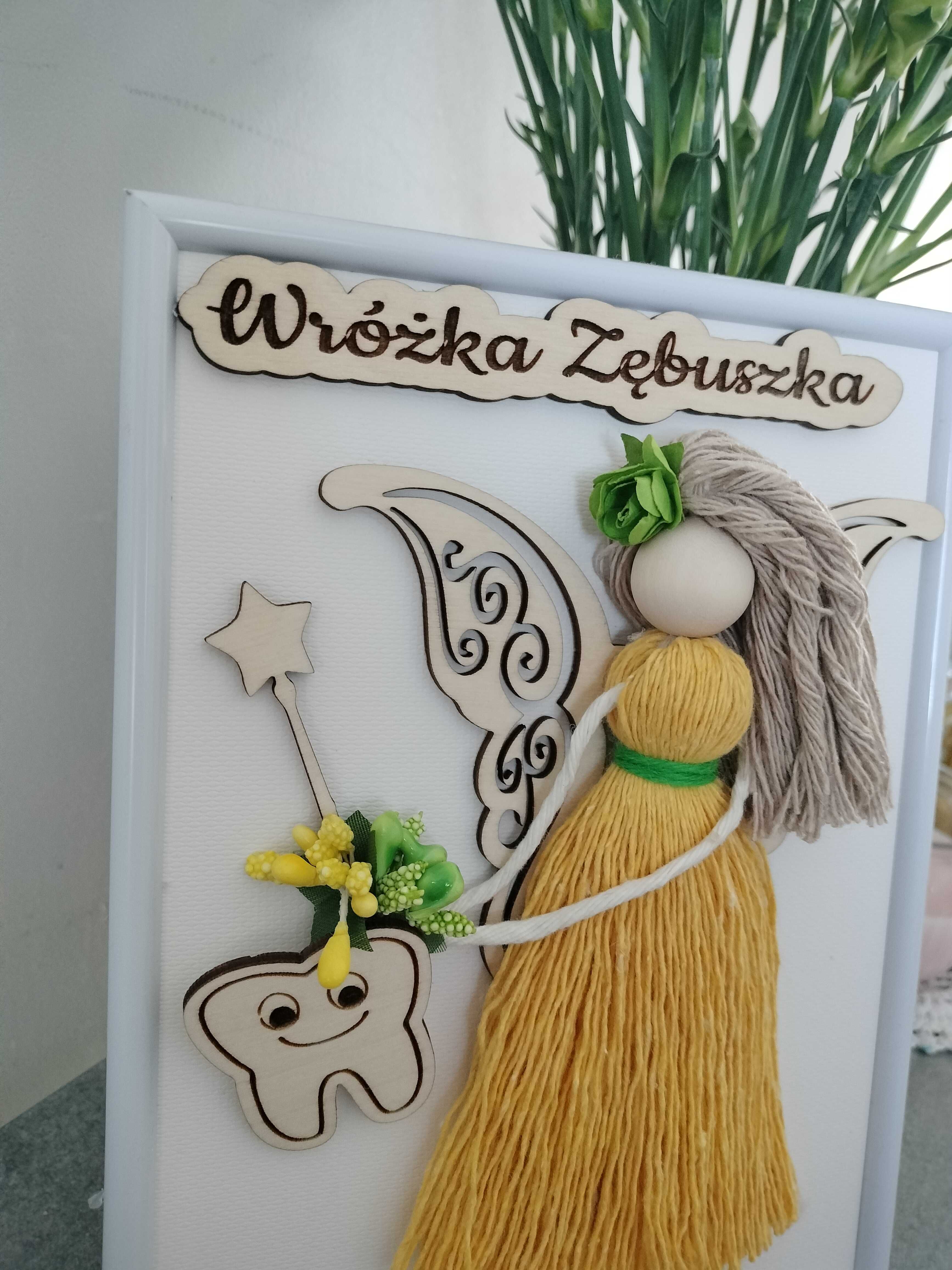 Wróżka Zębuszka makrama PREZENT urodziny ROCZEK dziewczynka